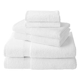 Comphy 6-piece Classic White Towel Set