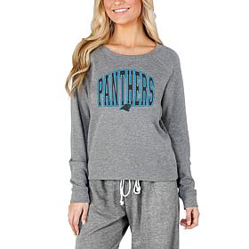 Concept Sports Mainstream Ladies Knit Long Sleeve Top - Panthers