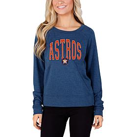 Concepts Sport Mainstream Ladies Knit Long Sleeve Top - Astros