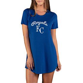 Concepts Sport Marathon Ladies Knit Nightshirt - Royals