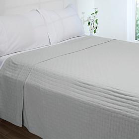 Concierge Collection 100% Cotton Herringbone Rib Blanket 