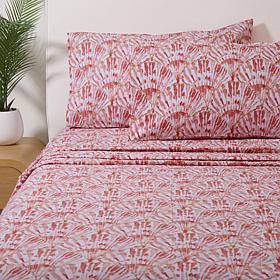 Concierge Collection 4-piece Cotton Coastal Sheet Set 