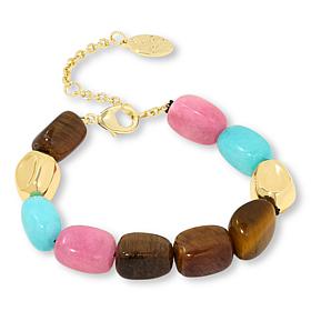 Connie Craig Carroll Jewelry Bristol  Multigemstone Bead Bracelet