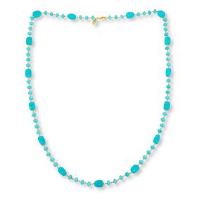 Connie Craig Carroll Jewelry Halle 40" Gemstone Beaded Necklace