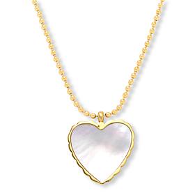 Connie Craig Carroll Jewelry Heartburst Gemstone Reversible Necklace