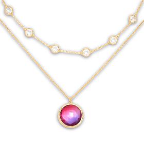Connie Craig Carroll Jewelry Juliette Gem Necklace 2-piece Set