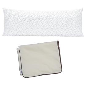 Coop Sleep Goods The Original Adjustable Body Pillow Bundle 