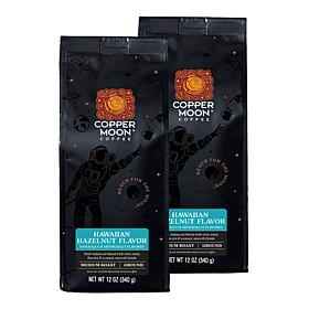 Copper Moon 2-pack Hawaiian Hazelnut Medium Roast Ground Coffee AS