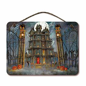 Courtside Market 12"x16" Hanging Halloween Sign