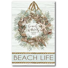 Courtside Market Beach Life 12x18 Canvas Wall Art