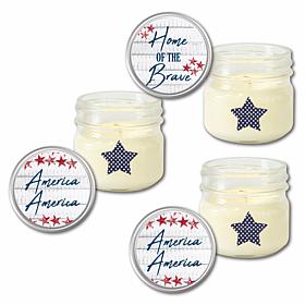 Courtside Market Celebrate 250 Brave 4 oz Citronella Candle Set