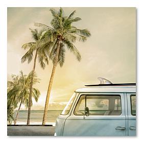Courtside Market Day of Surfing Canvas Wall Art - 24" x 24"