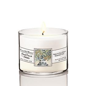 Courtside Market Feeling Blue I Circular Candle Glass - 9.6 oz.