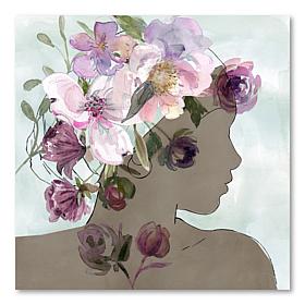 Courtside Market Flower Power Beauty I Canvas Wall Art - 24" x 24"