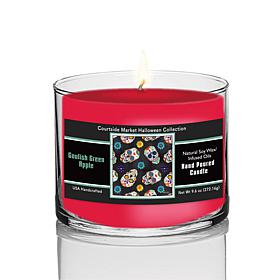 Courtside Market Halloween Day of the Dead Green Apple Soy Wax Candle