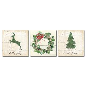 Courtside Market Holly Jolly 30x30 Canvas Wall Art