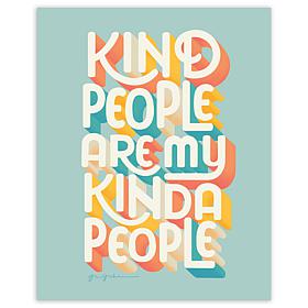 Courtside Market Kind People I Canvas Wall Art - 20" x 24"