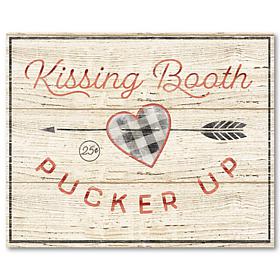 Courtside Market Kissing Booth 30x40 Canvas Wall Art