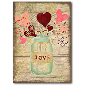 Courtside Market Love Jar 24x36 Canvas Wall Art