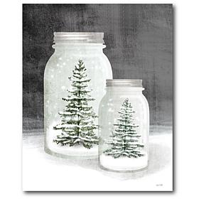 Courtside Market Mason Snow Globes 20x24 Canvas Wall Art
