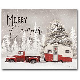 Courtside Market Merry Camper 16x20 Canvas Wall Art