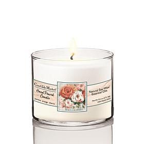 Courtside Market Naive Bouquet I Circular Candle Glass - 9.6 oz.