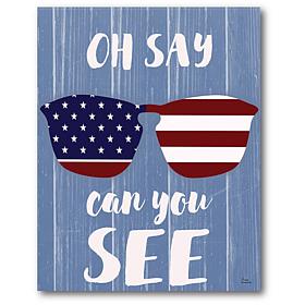 Courtside Market OH SAY Canvas Wall Art - 30" x 40"