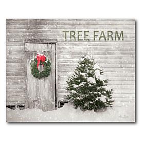 Courtside Market Tree Farm 20x24 Canvas Wall Art