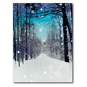 Courtside Market Winter Wonderland 20x24 Canvas Wall Art