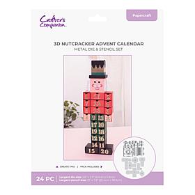 Crafter's Companion 3D Nutcracker Advent Calendar Set