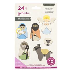 Crafter's Companion Christmas Nativity Applique Multi-Craft Die Set