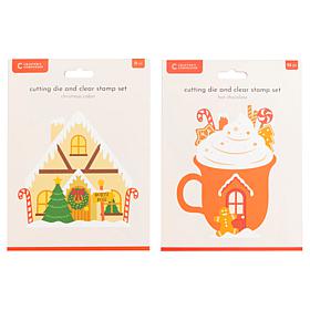 Crafter's Companion Christmas Shaped Card Base Dies