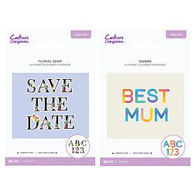Crafter's Companion Classic Alphabet Ephemera