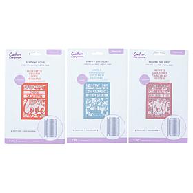 Crafter's Companion Interchangeable Create-a-Card Dies