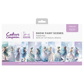 Crafter's Companion Sara Signature Snow Fairy 6" x 12" Paper Pad
