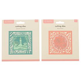 Crafter's Companion Seascape and Floral Fancy Frame Create-A-Card Dies