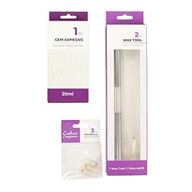 Crafter's Companion Touch of Sparkle Wax Gem Tool and Replacement Kit