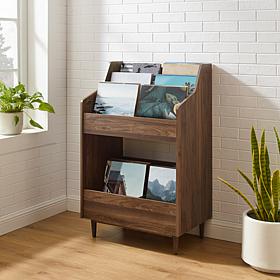 Crosley Liam Record Storage Stand Walnut