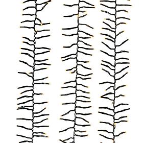 CUL 1000-Light 33-Foot Cluster Garland with Warm White LEDs