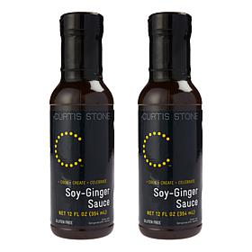 Curtis Stone (2) 12 oz. Soy-Ginger Sauce