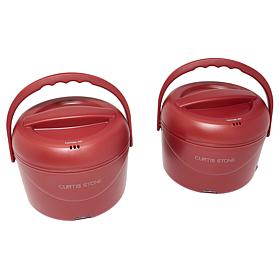Curtis Stone 2-pack 1.2-Quart Portable Food Warmers