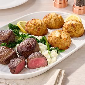 Curtis Stone (4) Filet Mignon & (4) Jumbo Lump Crab Cakes in Gift Box