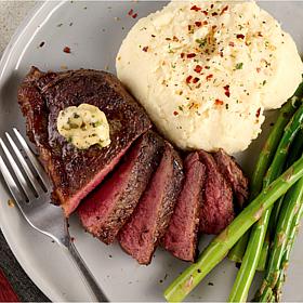 Curtis Stone 6-Count 10 oz. NY Strip Steaks & Butter Auto-Ship®