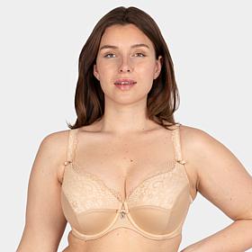 Curvy Couture Tulip Lace Push Up Bra