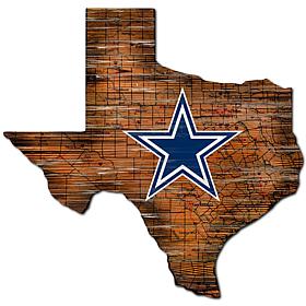 Dallas Cowboys Distressed State with Logo
