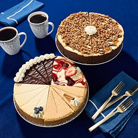 David's Cookies 2 Cheesecake-Chocolate Pecan &Holiday Future Ship 12/1