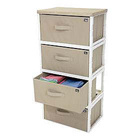 dbest 4-Drawer Folding Storage Chest