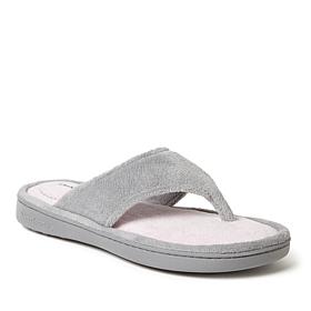 Dearfoams Women's Melanie Terry Thong Slipper