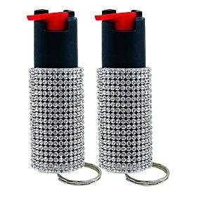 Defy by Flipo Bling Pepper Spray Keychains - Set of 2