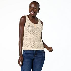 Democracy Crochet Tank Top